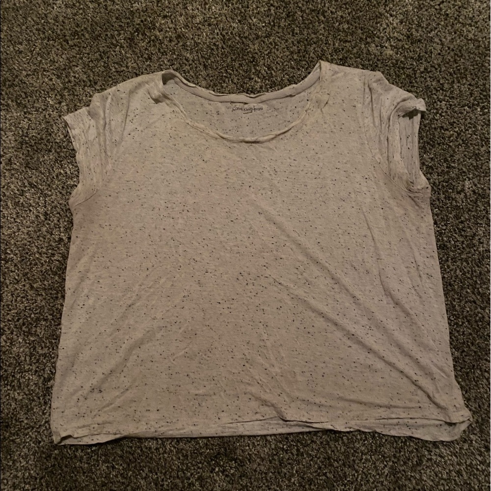 White Calvin Klein t shirt